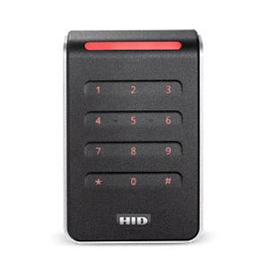 Access control reader standard size with keypad