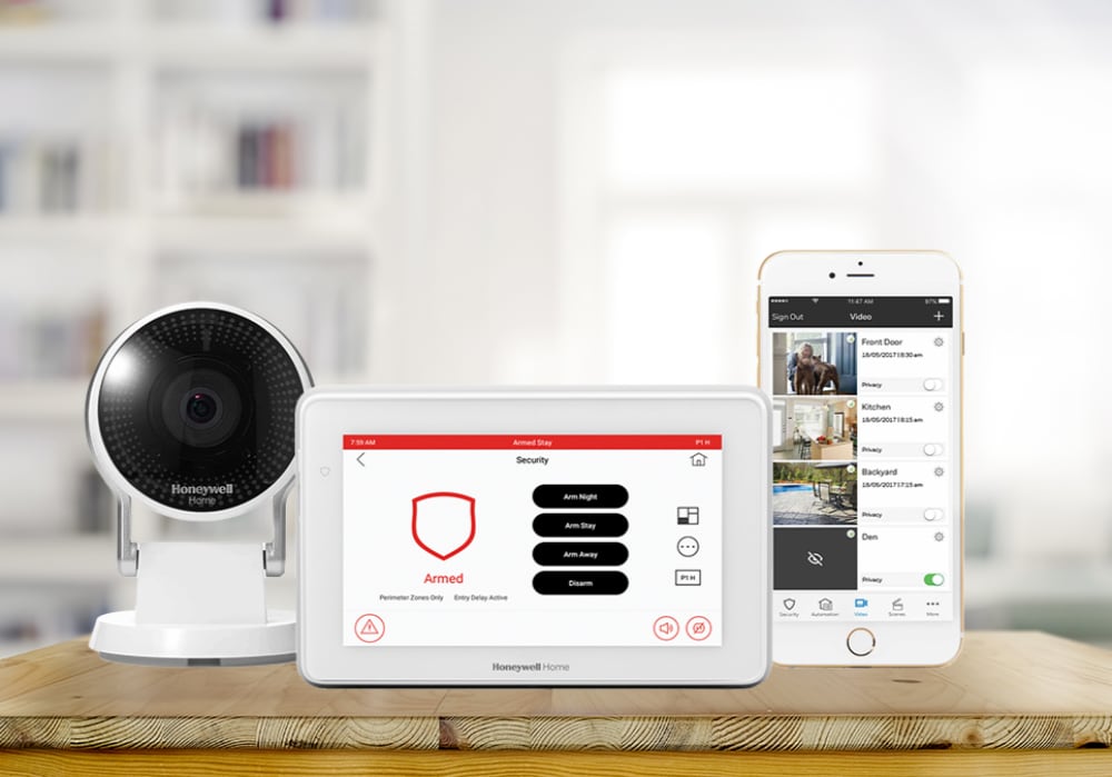 Nelson connected security alarm system